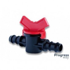 Кран проходной для Drip Line трубы КС 16*16 (SL-011-4)
