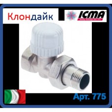 Icma Прямой терморегулирующий вентиль простой регулировки 3/4 Icma Прямой терморегулирующий вентиль простой регулировки 3/4