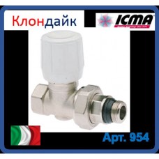 Icma Прямой ручной вентиль простой регулировки для железной трубы 1/2