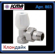 Icma Угловой ручной вентиль простой регулировки верхний для железной трубы 1/2 Icma Угловой ручной вентиль простой регулировки верхний для железной трубы 1/2