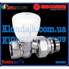 Giacomini ручной радиаторный кран прямой 1/2 Giacomini ручной радиаторный кран прямой 1/2