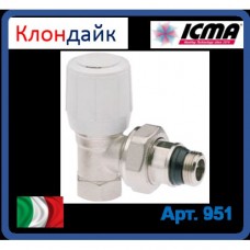 Icma Угловой ручной вентиль простой регулировки для железной трубы 1/2