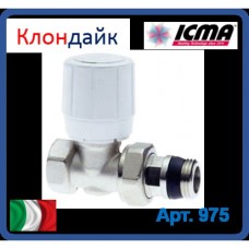 Icma Прямой терморегулирующий вентиль с ручным и термостатическим управлением 1/2 Icma Прямой терморегулирующий вентиль с ручным и термостатическим управлением 1/2
