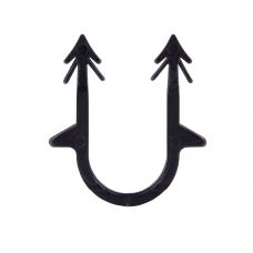 Скоба UA якорная для пола черная Скоба UA якорная для пола черная